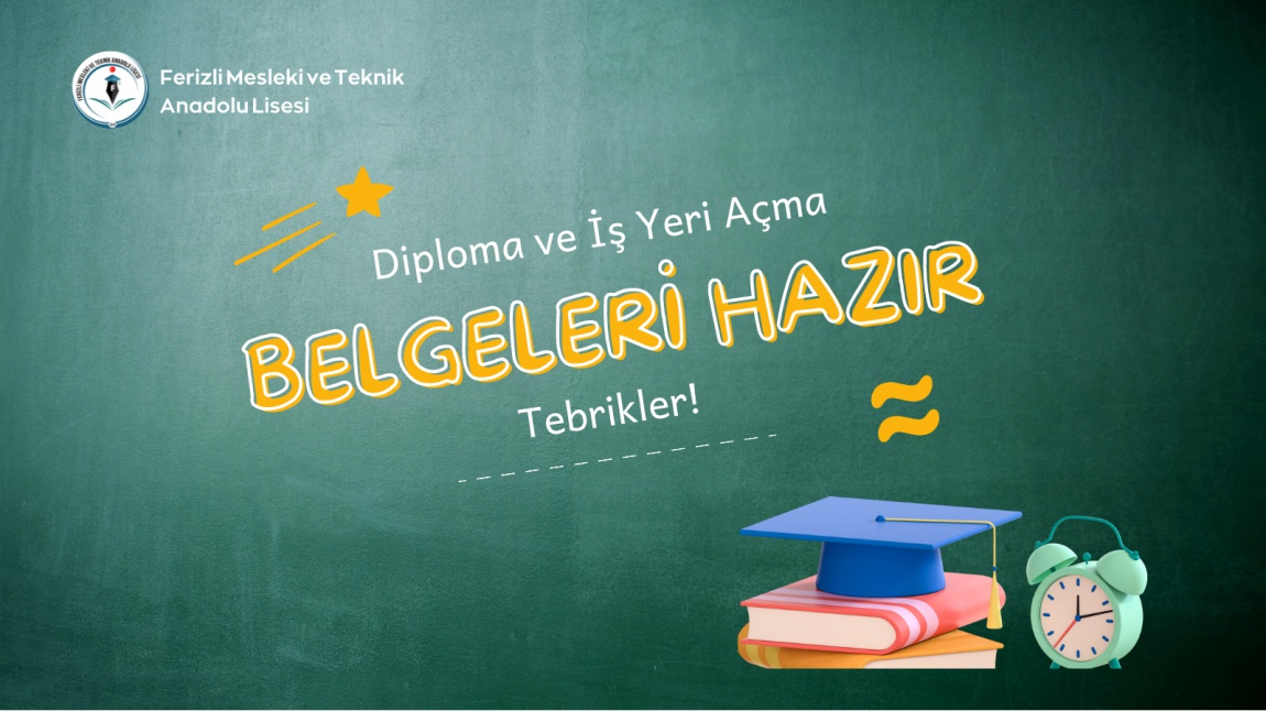 Diploma ve İş Yeri Açma Belgeleri Hazır