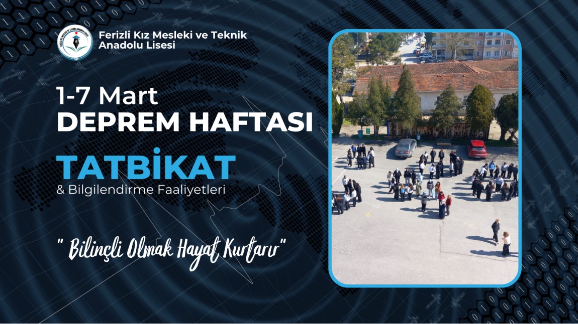 Deprem ve Tahliye Tatbikatı