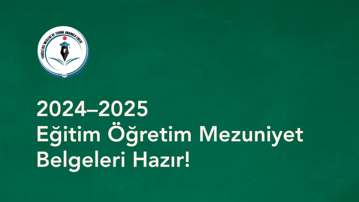 Mezuniyet Belgeleri Hazır