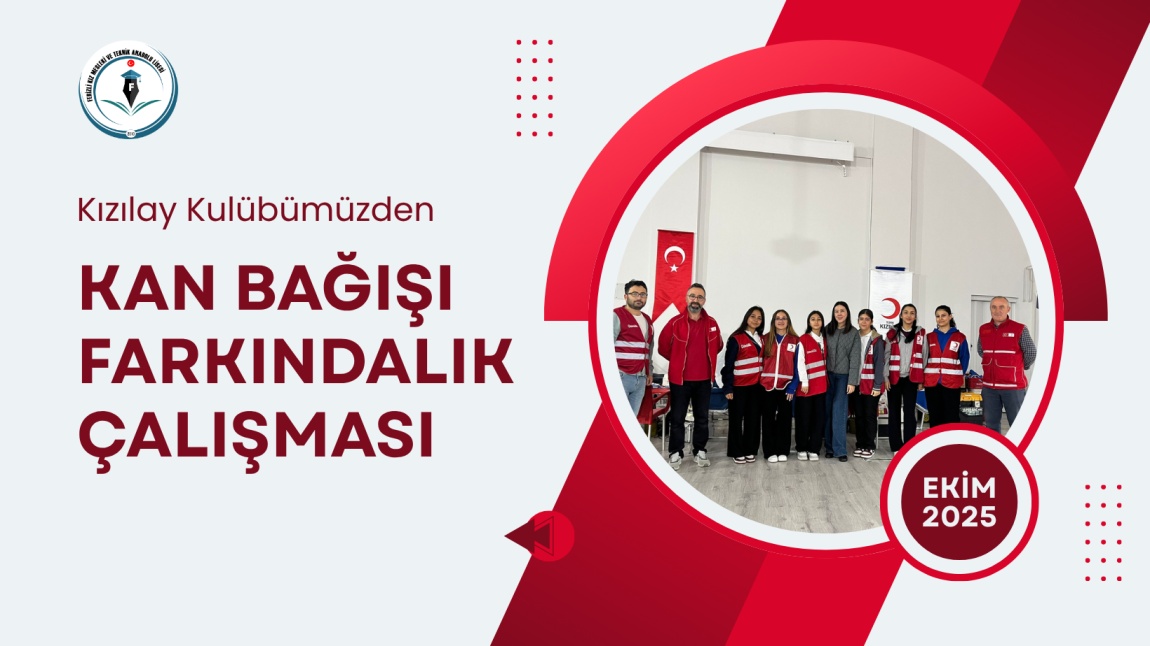 Kızılay Kulübümüzden Kan Bağışı Farkındalık Çalışması
